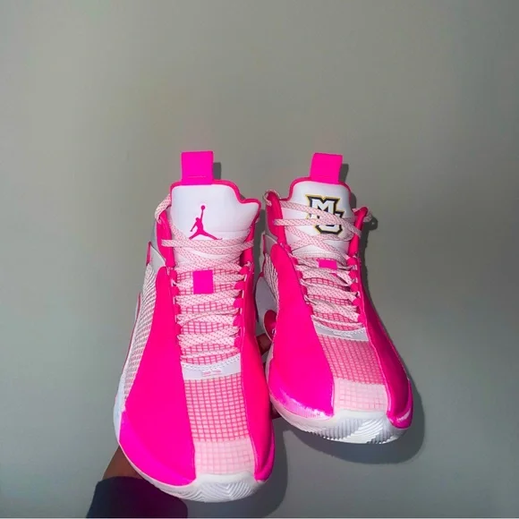 Jordan | Shoes | Jordan Pe Marquette Pink Basketball Shoes  display picture 3